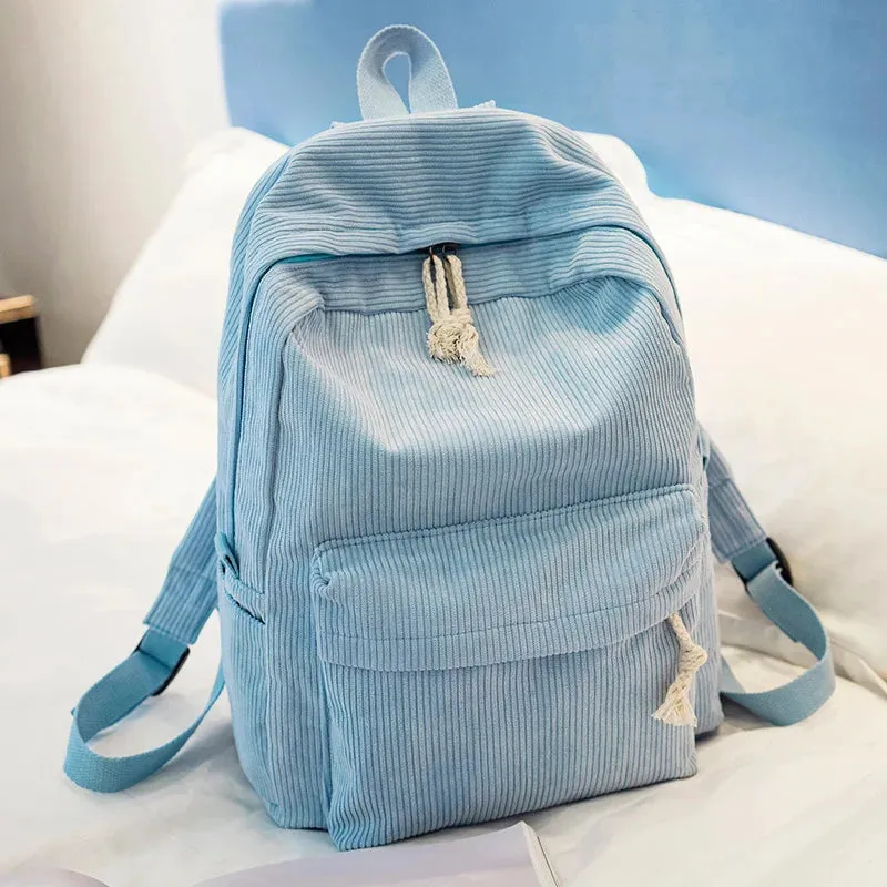 Uniwim Kids Backpack, Embroidered Corduroy Backpack,Back to School, Kid name backpack,school bag college,toddler,with name