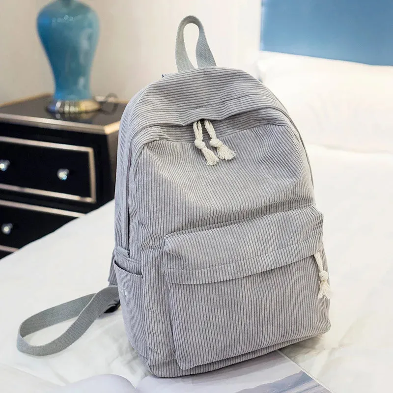Uniwim Kids Backpack, Embroidered Corduroy Backpack,Back to School, Kid name backpack,school bag college,toddler,with name