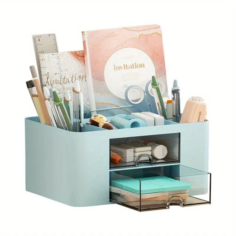 Versatile 2Drawer Pen Organizer Maximize Desk Space  Stay Organized
