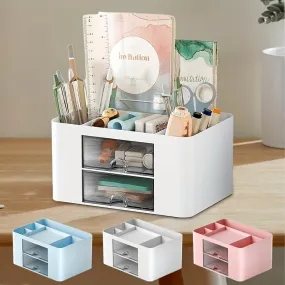 Versatile 2Drawer Pen Organizer Maximize Desk Space  Stay Organized