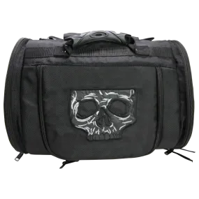 VS381SK Medium Textile Trunk Bag with Skull design