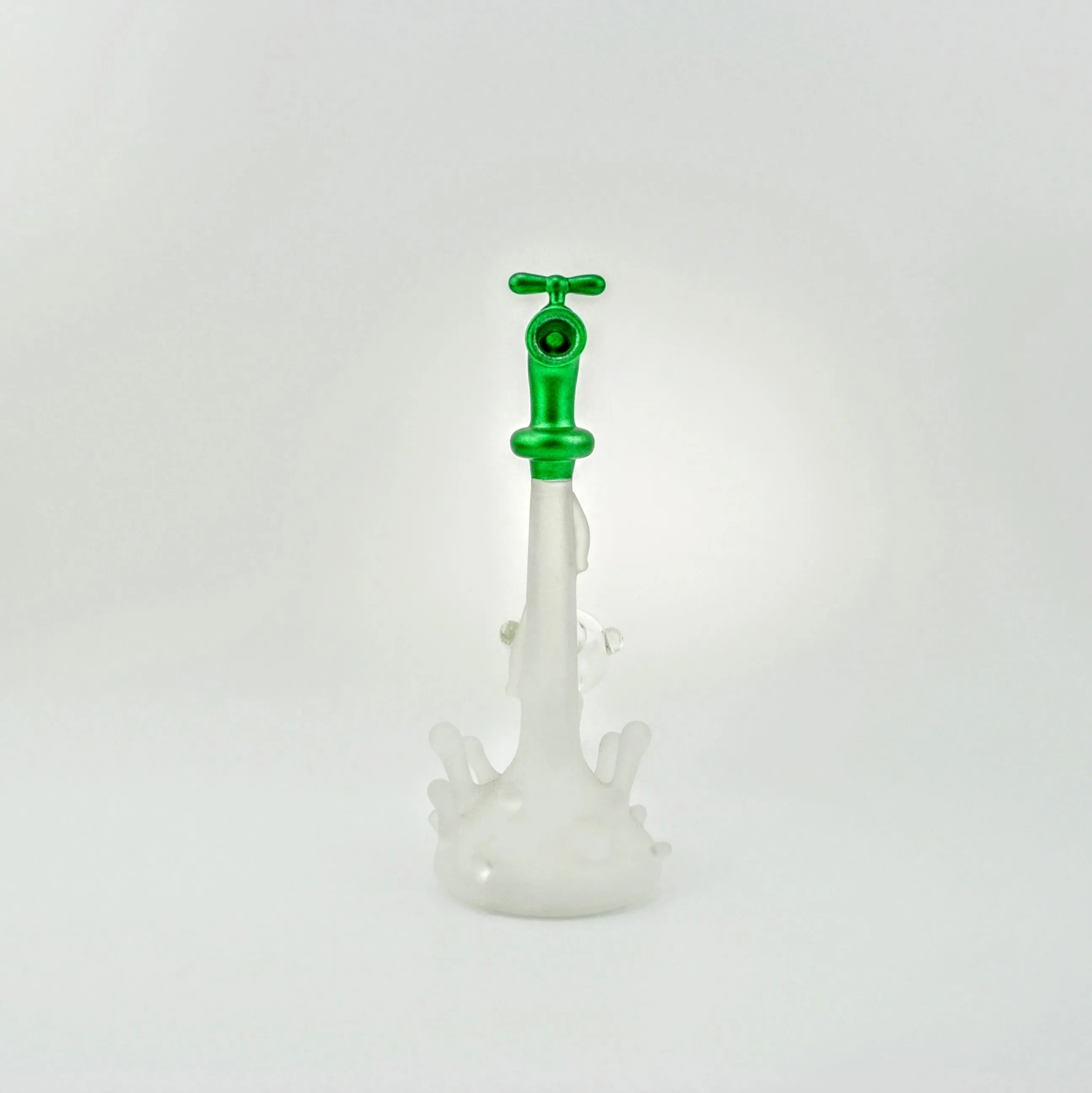 Water Spigot Frosted Glass Dab Rig