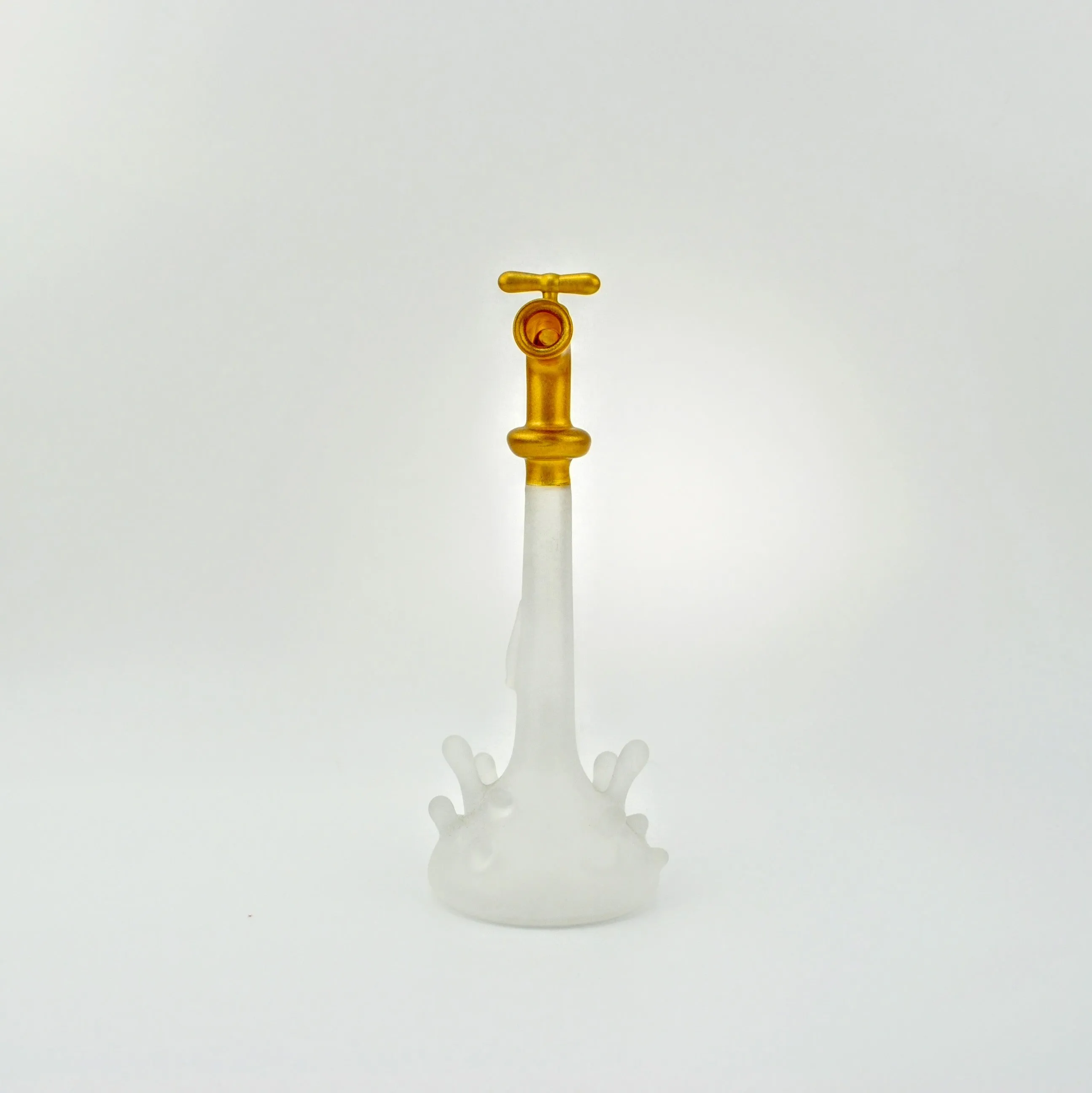 Water Spigot Frosted Glass Dab Rig