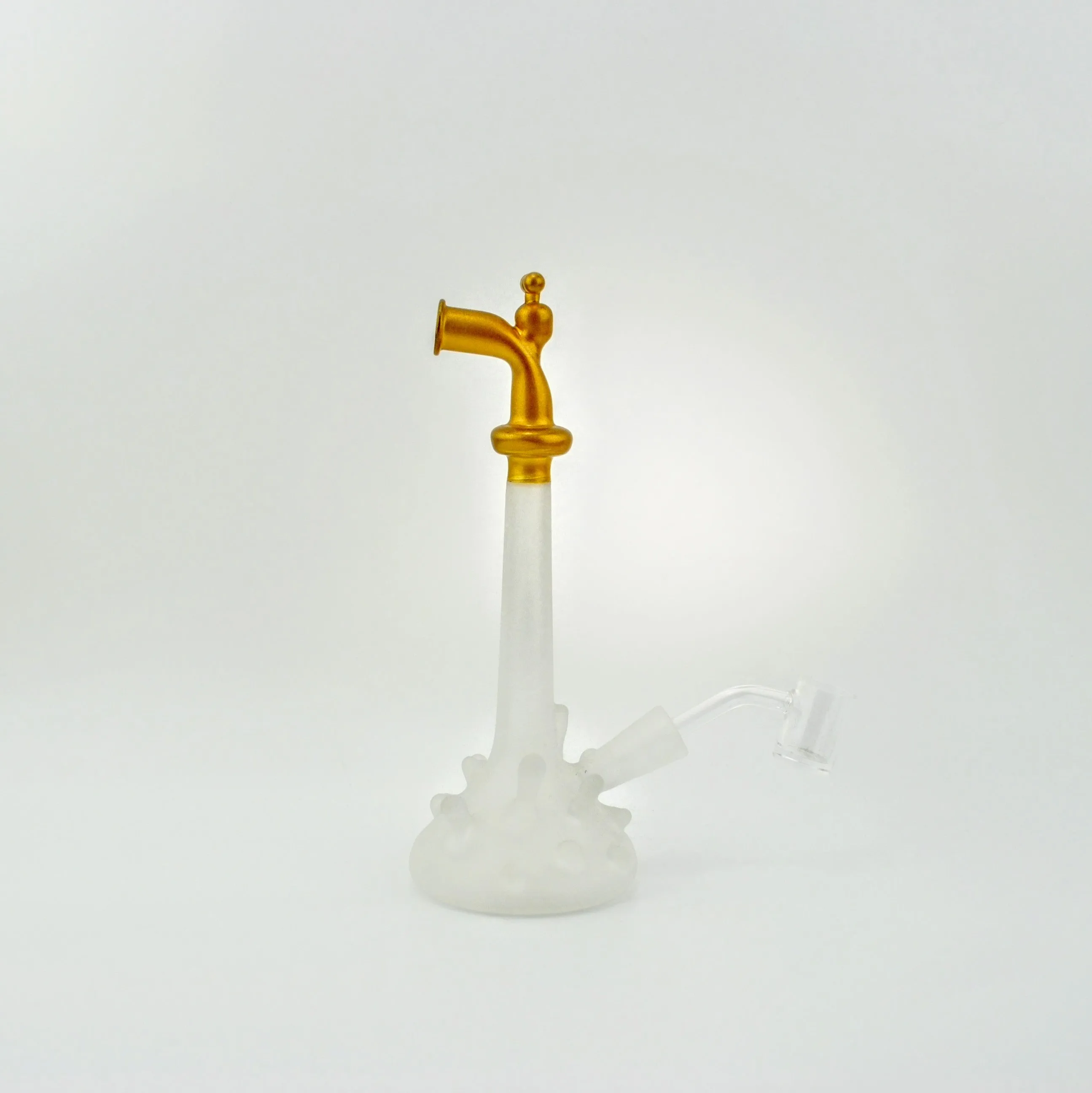 Water Spigot Frosted Glass Dab Rig