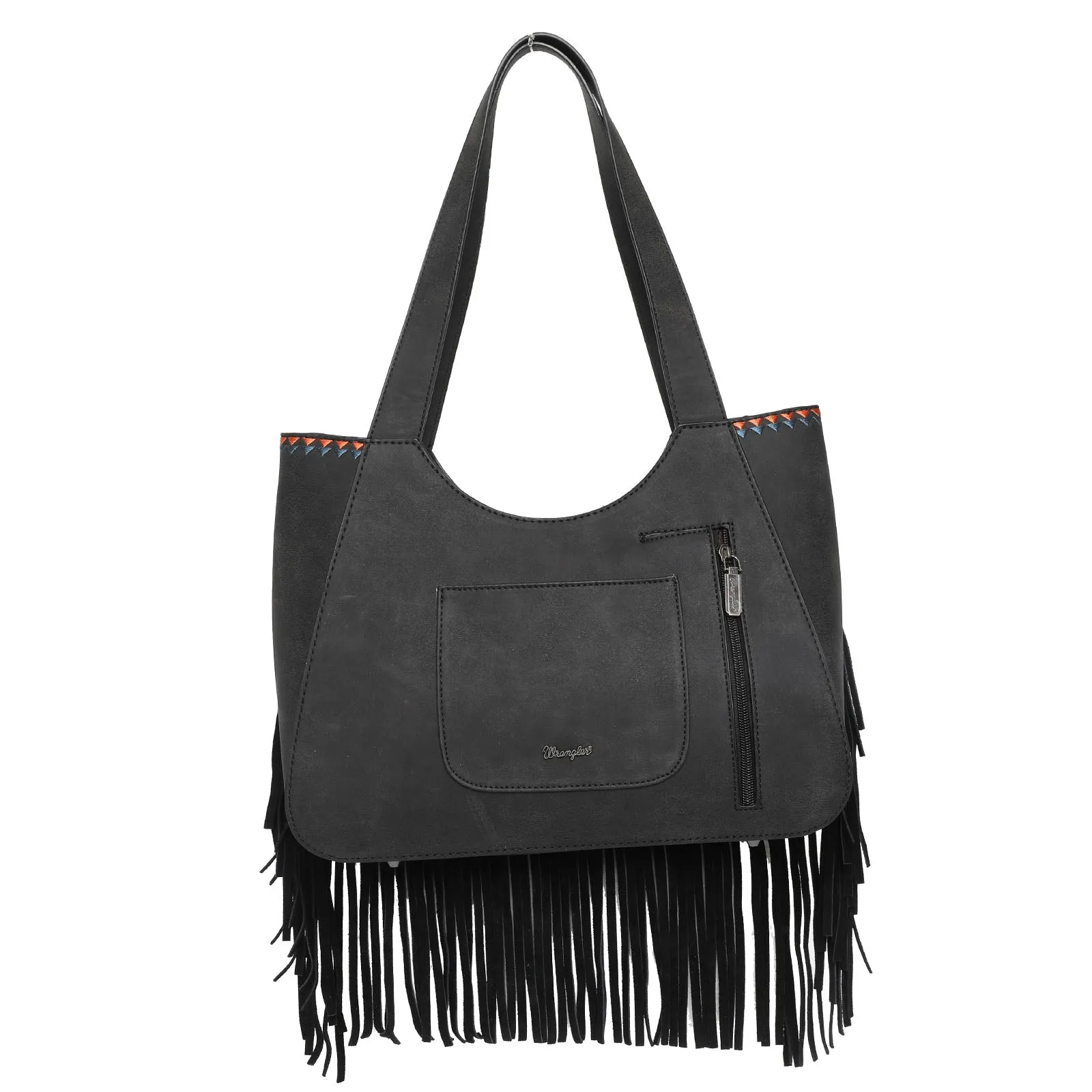 WG36-G8005 Wrangler Embroidered Fringe Collection Concealed Carry Tote
