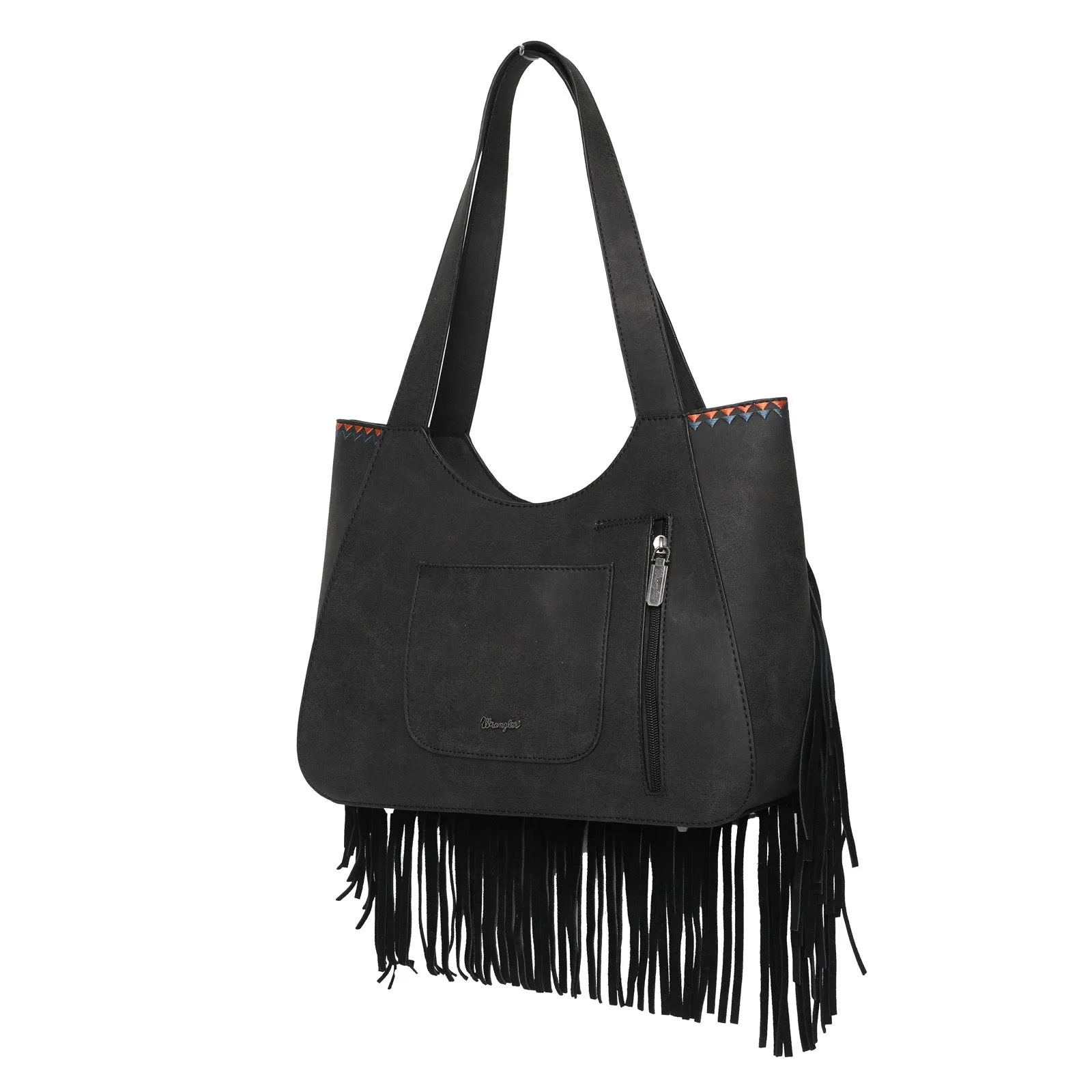 WG36-G8005 Wrangler Embroidered Fringe Collection Concealed Carry Tote