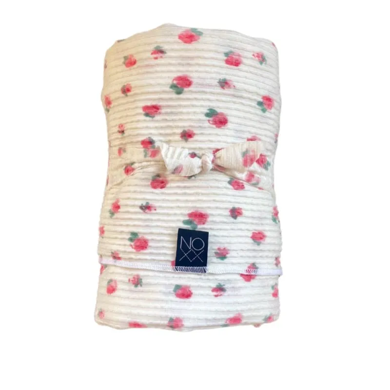 White Floral | Baby Blanket Bundle