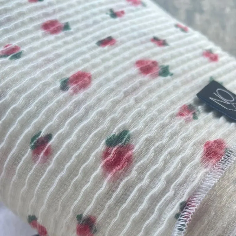 White Floral | Baby Blanket Bundle