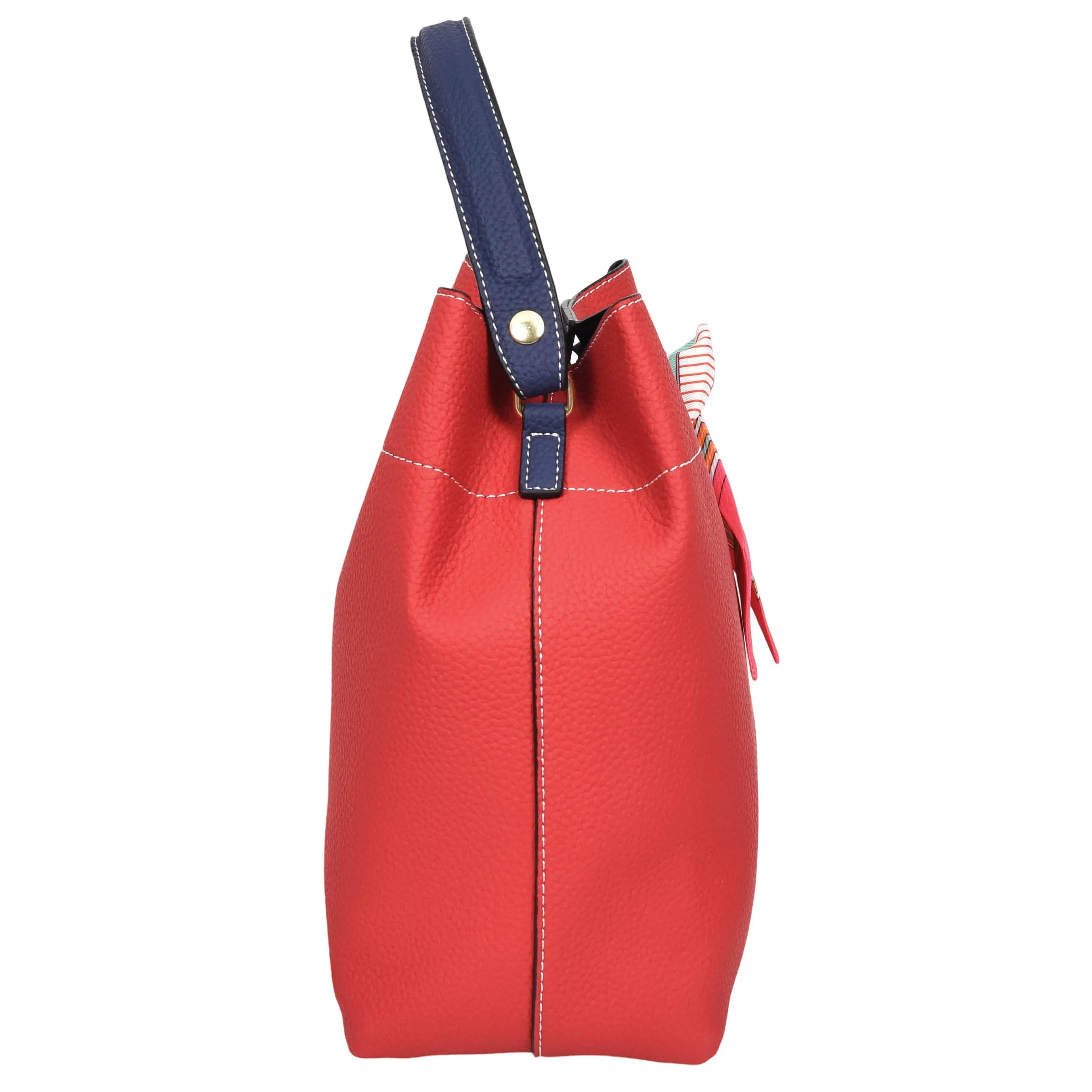 Women PU Leather Handbag Removable Pouch Fashion Crossbody Bag A862 Red