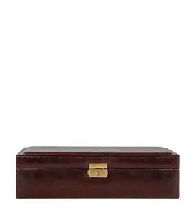 Womens Leather Watch Box Watch Organizer - Herzog