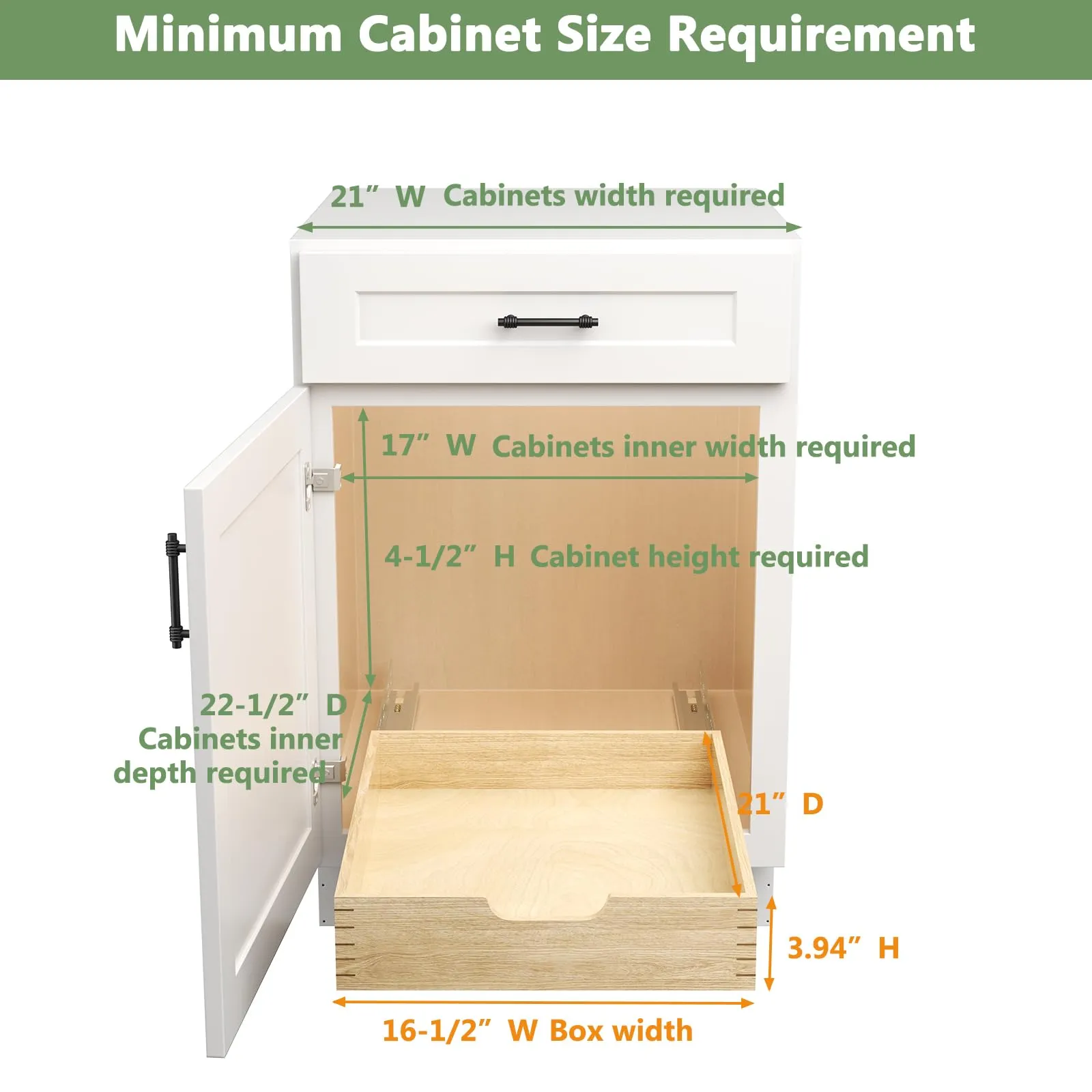 Wood Kitchen Cabinet Drawer