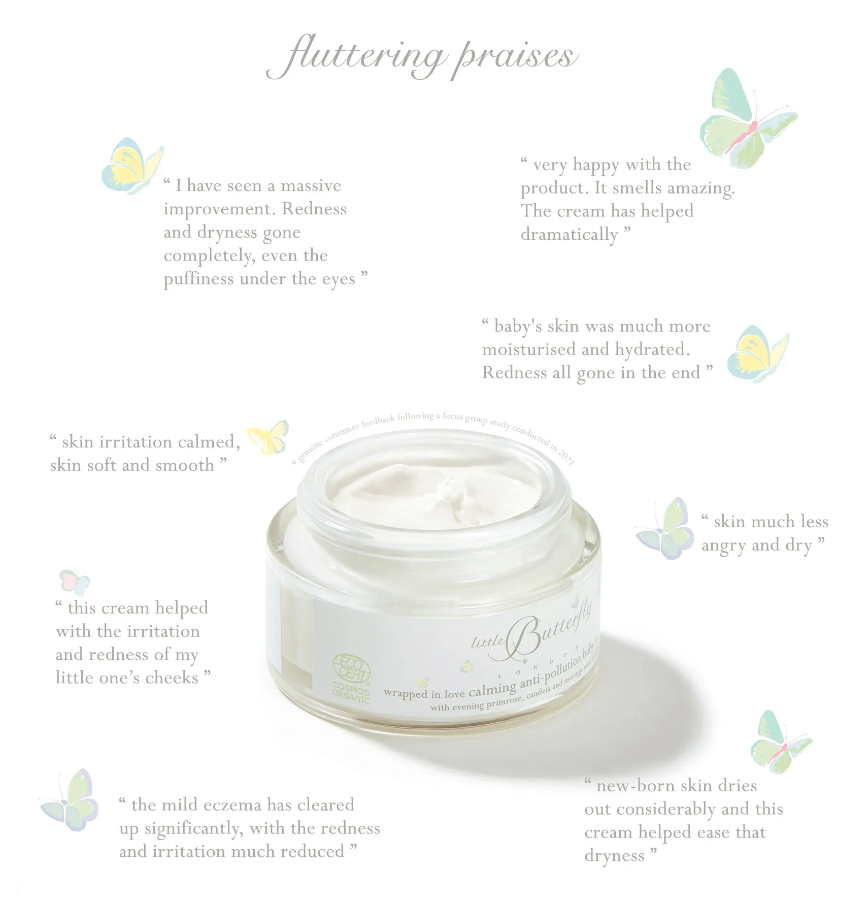 wrapped in love calming anti-pollution baby face cream 12.5ml