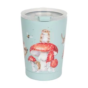 Wrendale 320ml Fairy Ring Mouse & Hedgehog Coffee Cup